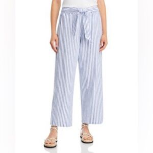 beachlunchlounge Blue and White Striped Pants